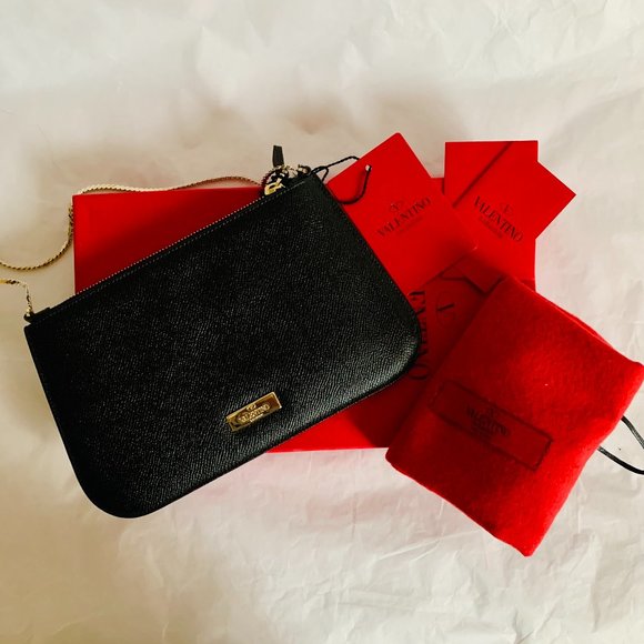 NWT! VALENTINO MINI WITH CHAIN STRAP BAG WITH DUST BAG MADE IN ITALY